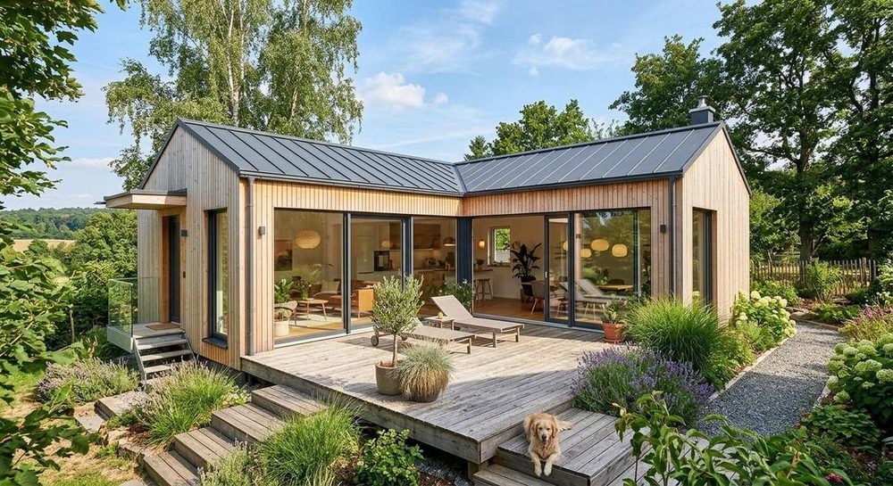 tiny house 100qm hero Modernes Tiny House mit 100 qm schlüsselfertig